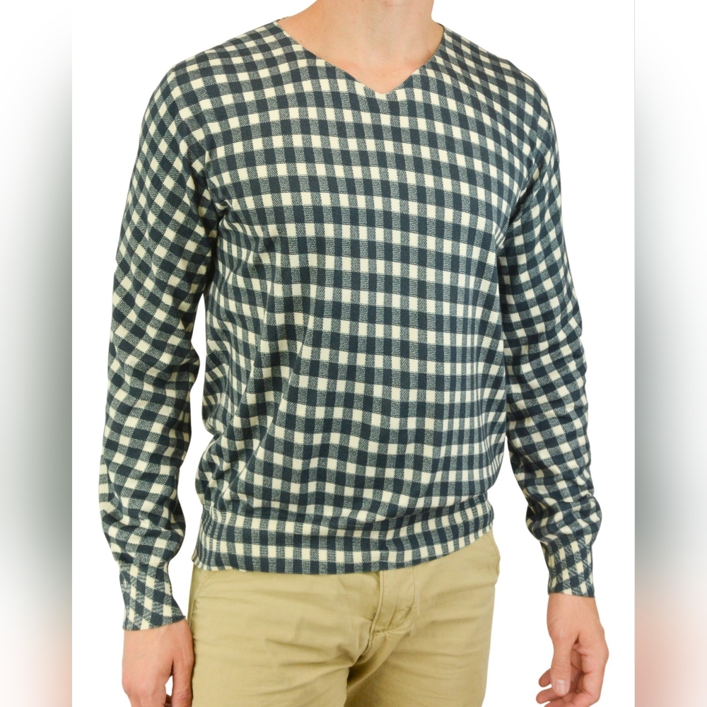 Sz 52(42) NWT $480 Cruciani Cotton Sweater
